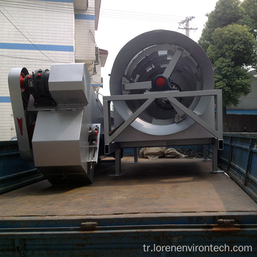 Dahili akış davul filtresi